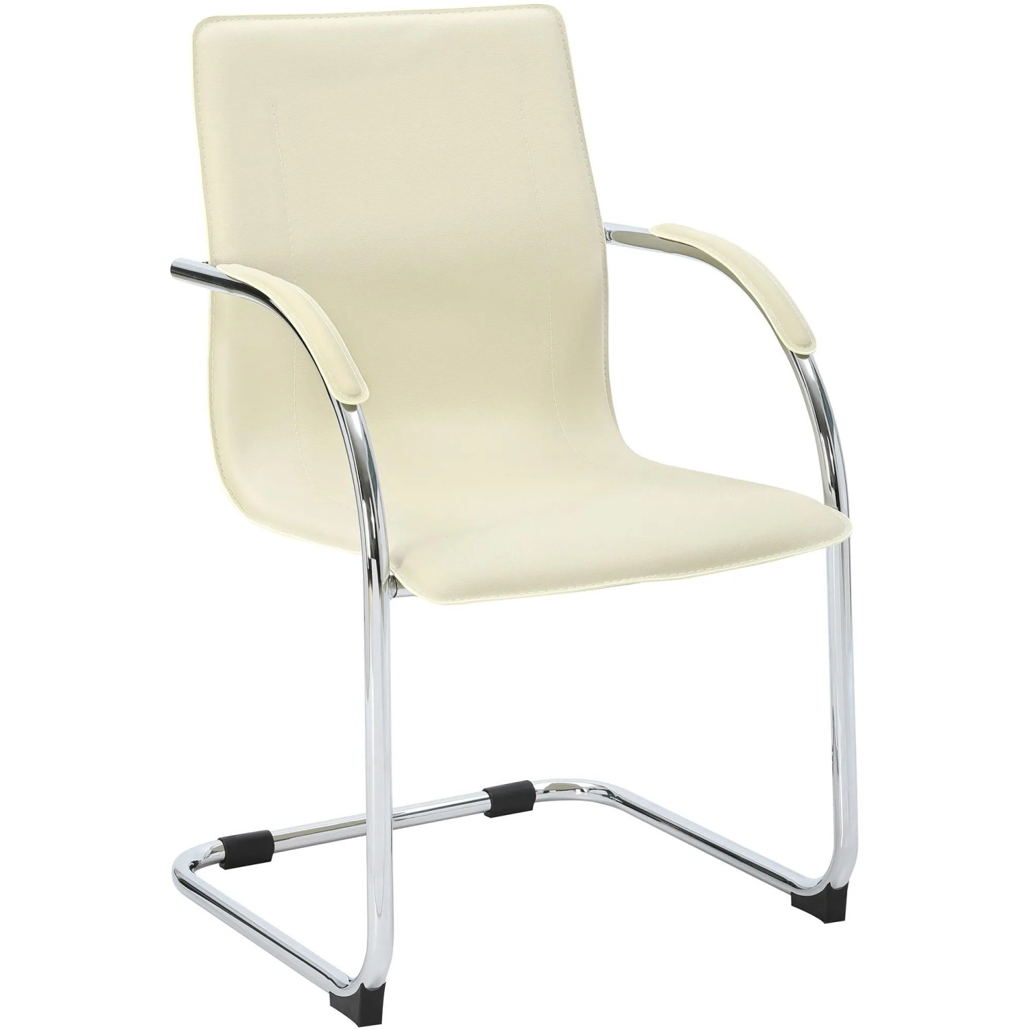CLP Freischwinger Noeleen Kunstleder Creme