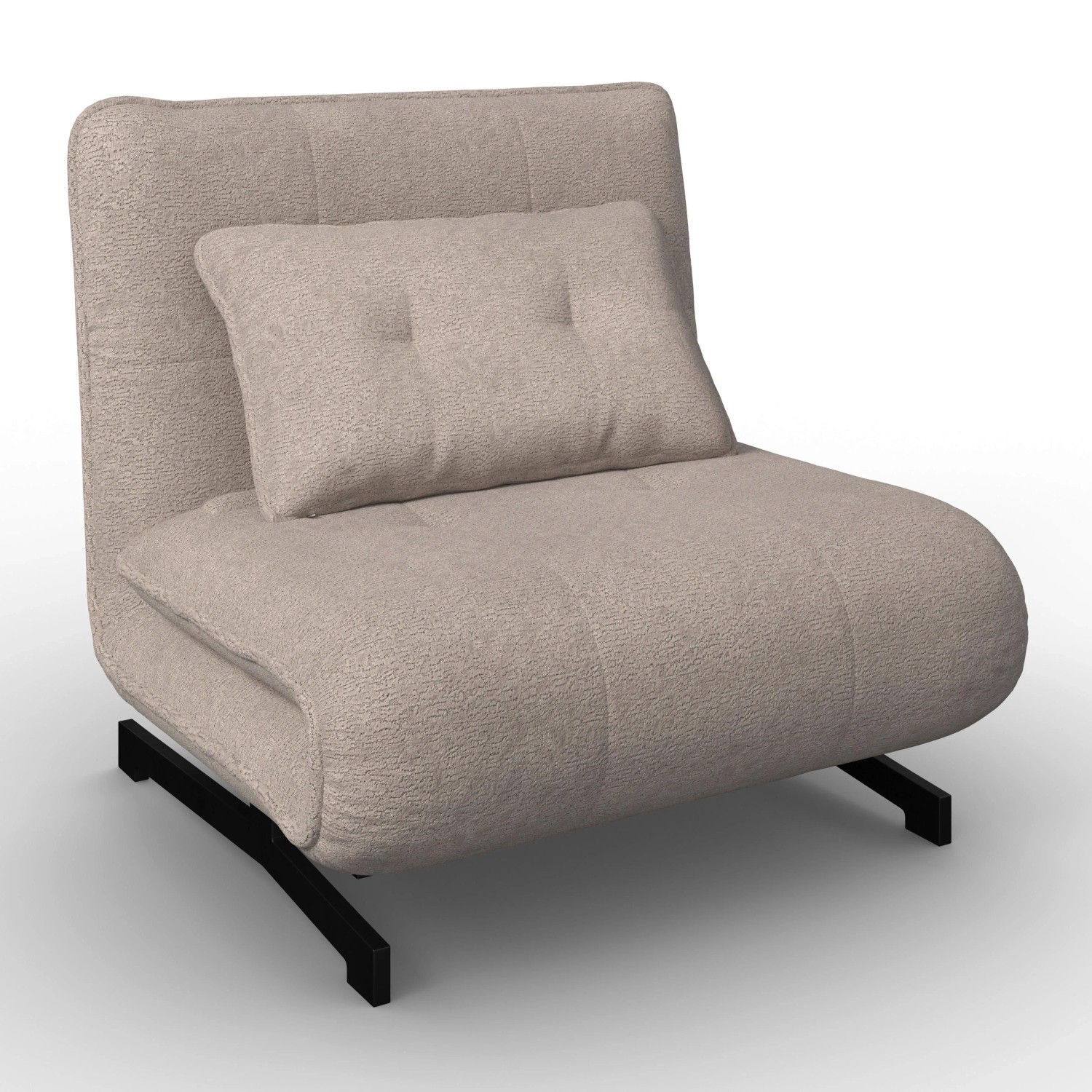 Bessagi Home Schlafsessel Luna Beige Bouclé