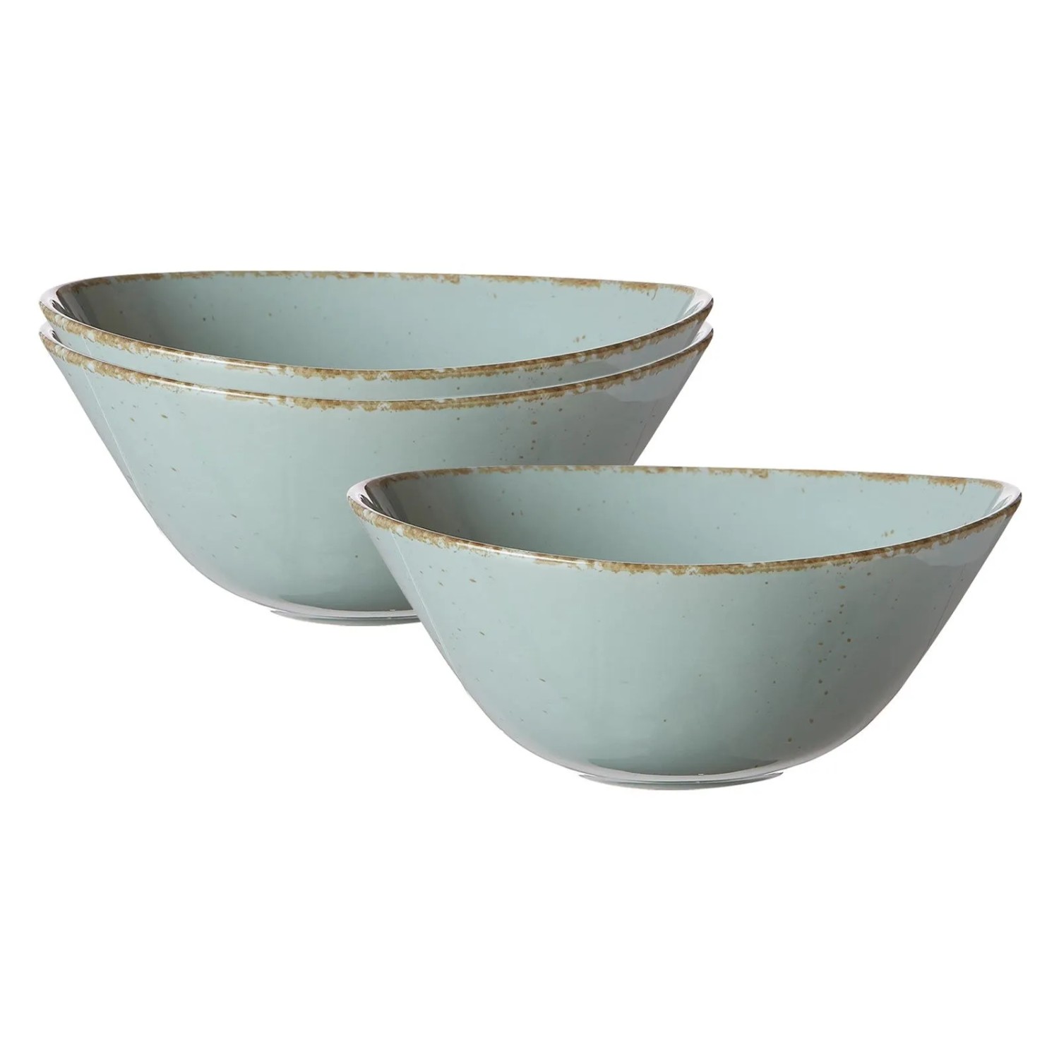 Ritzenhoff & Breker Casa Servierschale Oval 3er Set Blau