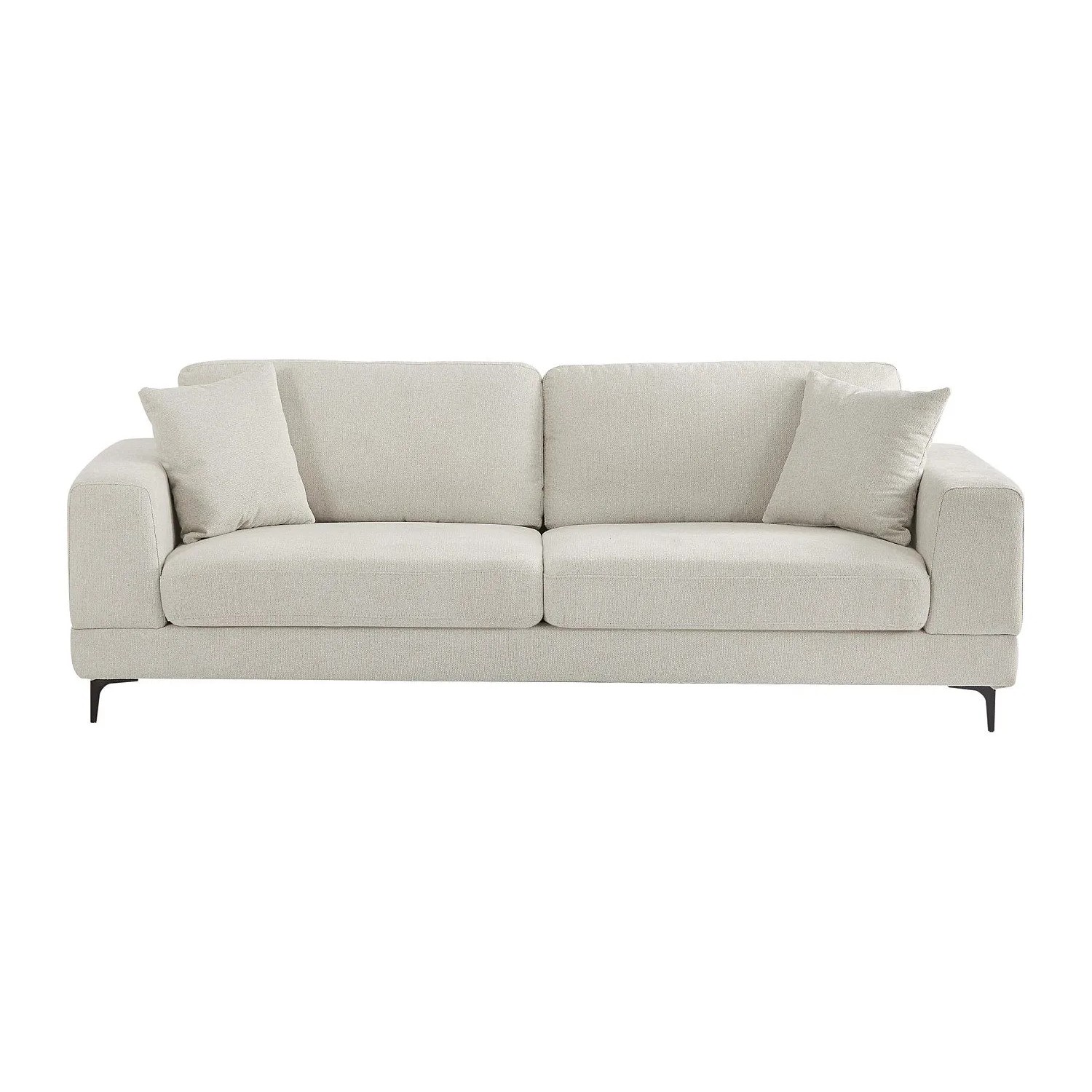 Vente-unique Sofa Ohne Schlafmöglichkeit Jamolo Beige 227 cm