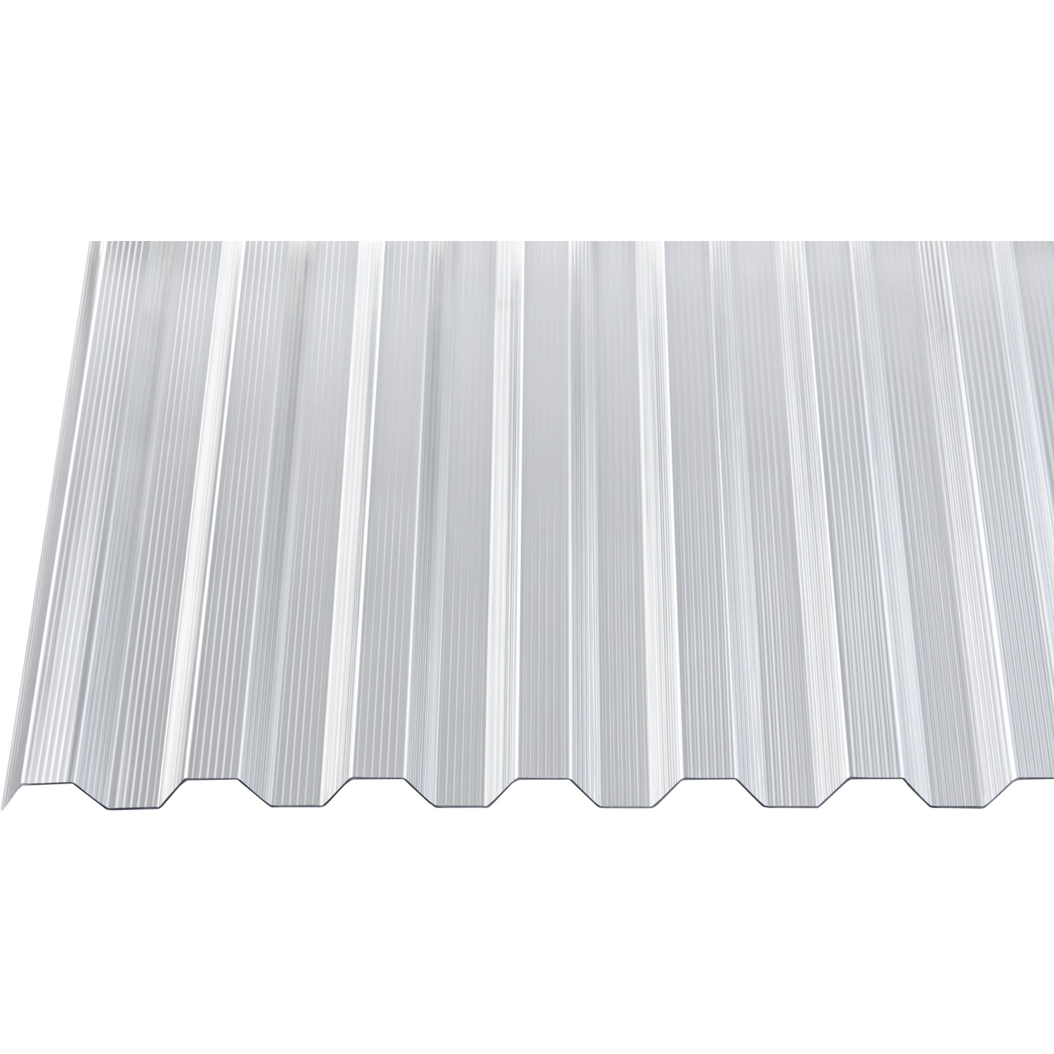 PC Wellplatte Trapez 76/18 gerillt Klar 1,4 mm 5000 mm x 950 mm