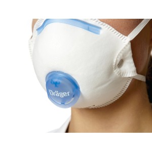 Dräger Staubmaske X-plore 1320 V FFP2 mit Ventil, weiß, 10er-Pack