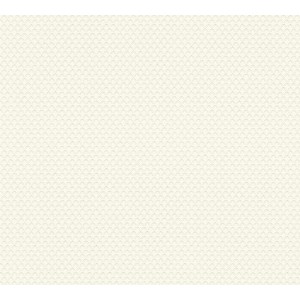 A.S. Creation Vliestapete Lola Paris Uni Raute in Weiß-Silber mit feiner Struktur.