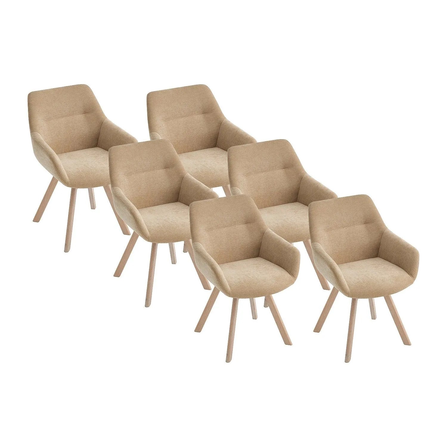 Vente-unique Stuhl Velbury Beige 58 cm