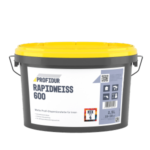 Profidur Rapidweiß 600 Mix Basis 4 Dispersionsfarbe 2,5 l