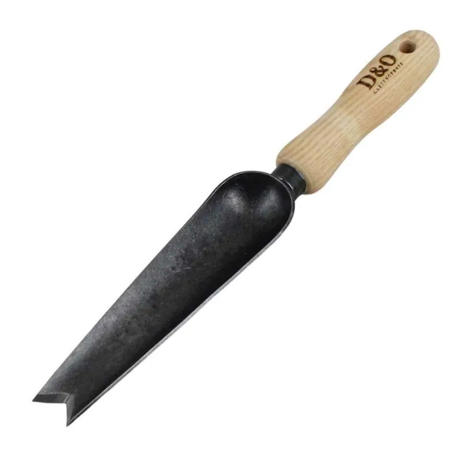 D&O Unkrautstecher mit Eschenholzgriff, Gartenhandgerät zum einfachen Unkraut entfernen.