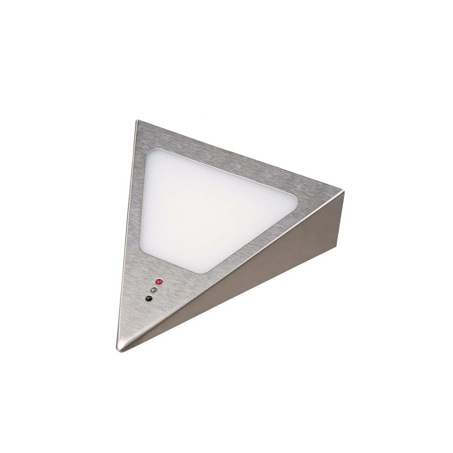 kalb Dreieck LED Unterbauleuchten Mit Sensor Dimmbar Warmweiß Edelstahl Gebürstet Anschlussfertiges 1er Set