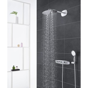 Grohe Rainshower SmartControl 360 Duo Duschsystem Chrom mit Kopf- und Handbrause.