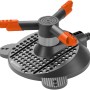 GARDENA Classic Kreisregner Samba, Regner für kleine bis mittlere Flächen. Schwarz/Orange.