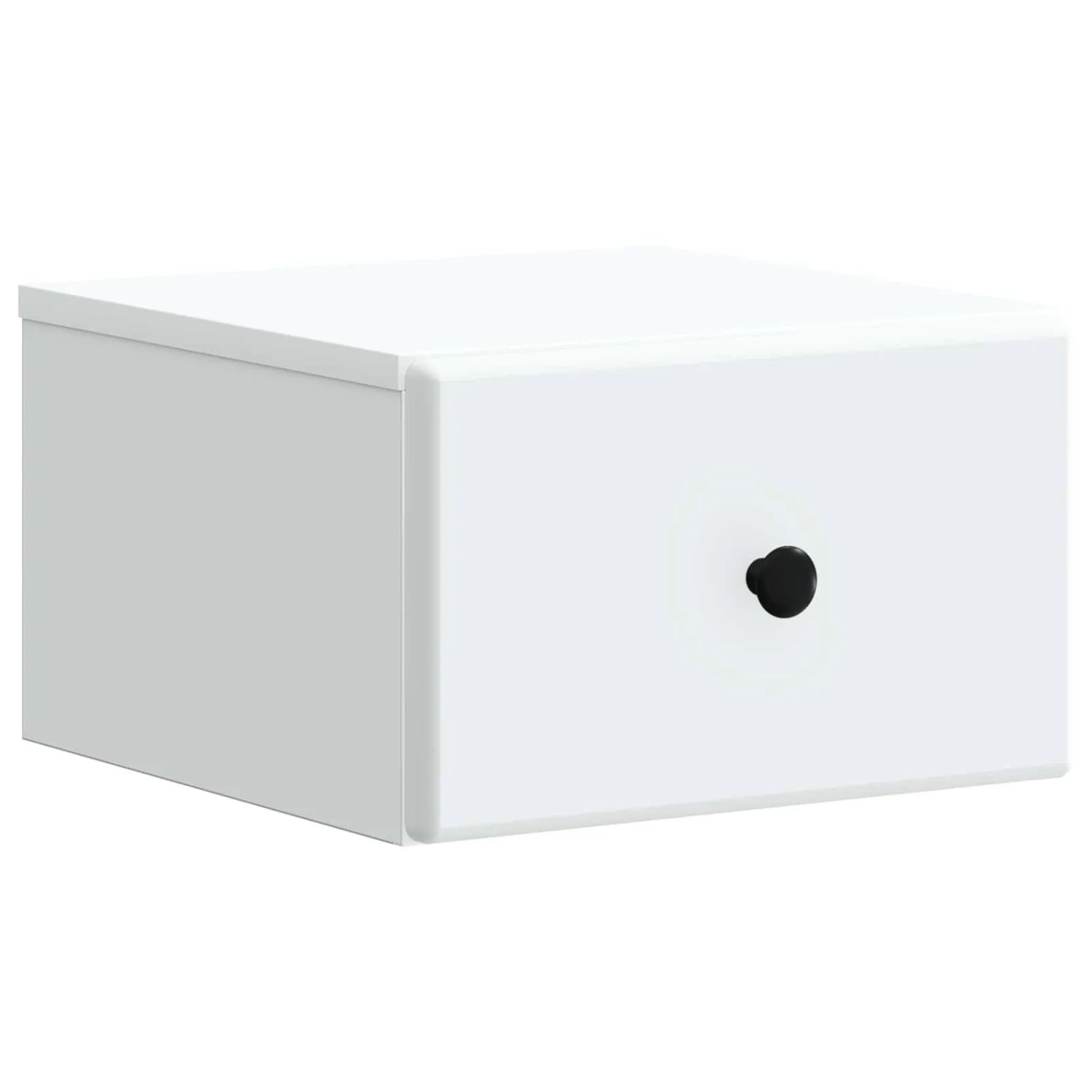 vidaXL Wandmontierter Nachttisch Weiß 34,5 x 33 x 20 cm Holzwerkstoff 899105