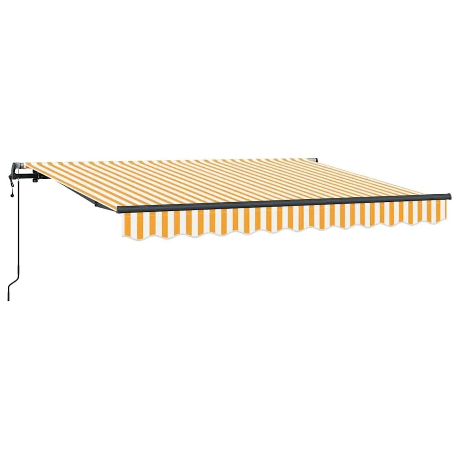 vidaXL Einziehbare Markise Gelb 300 x 200 cm Stoff 3329504