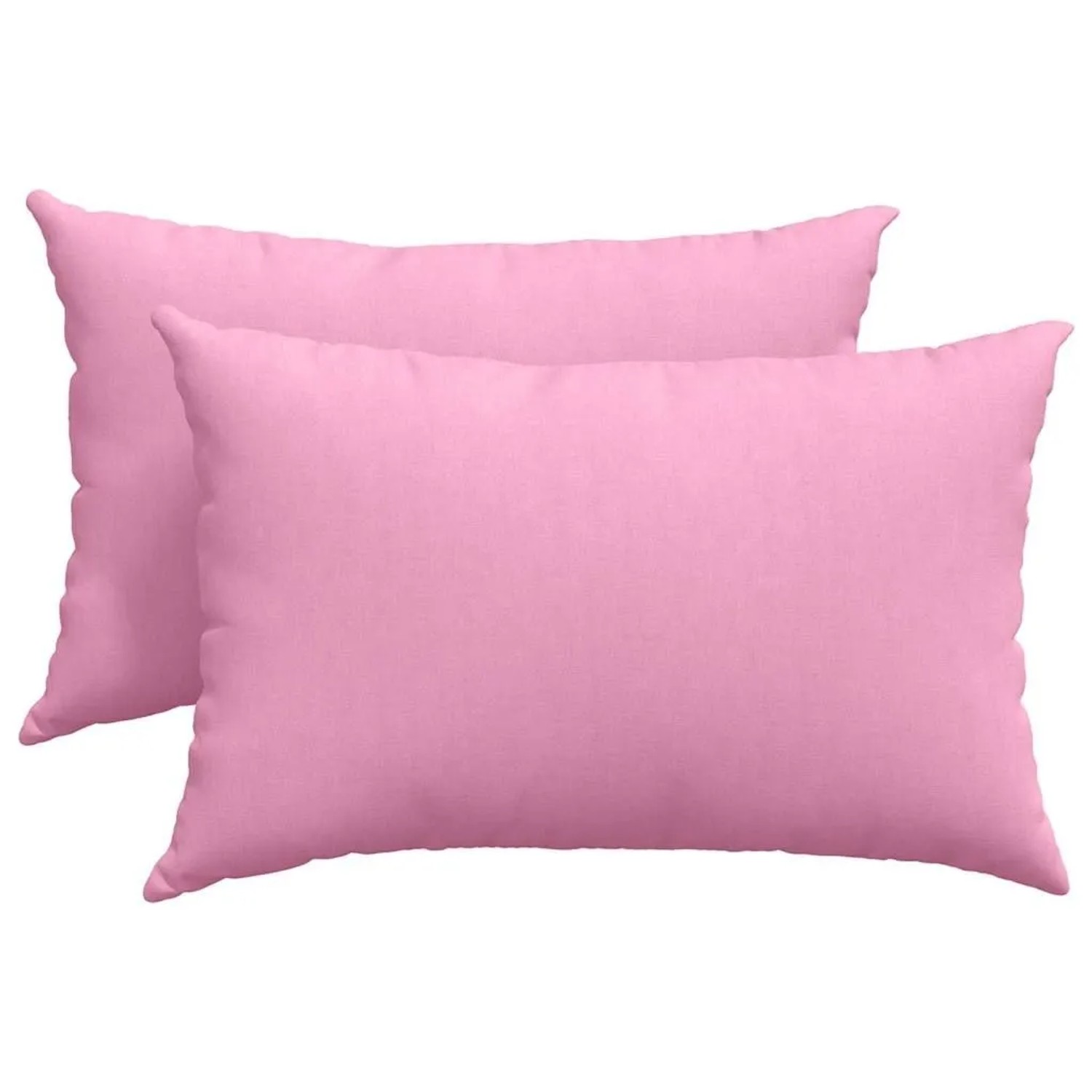 vidaXL Sofakissen 2 Stück Rosa 60 x 40 cm Stoff 42013668