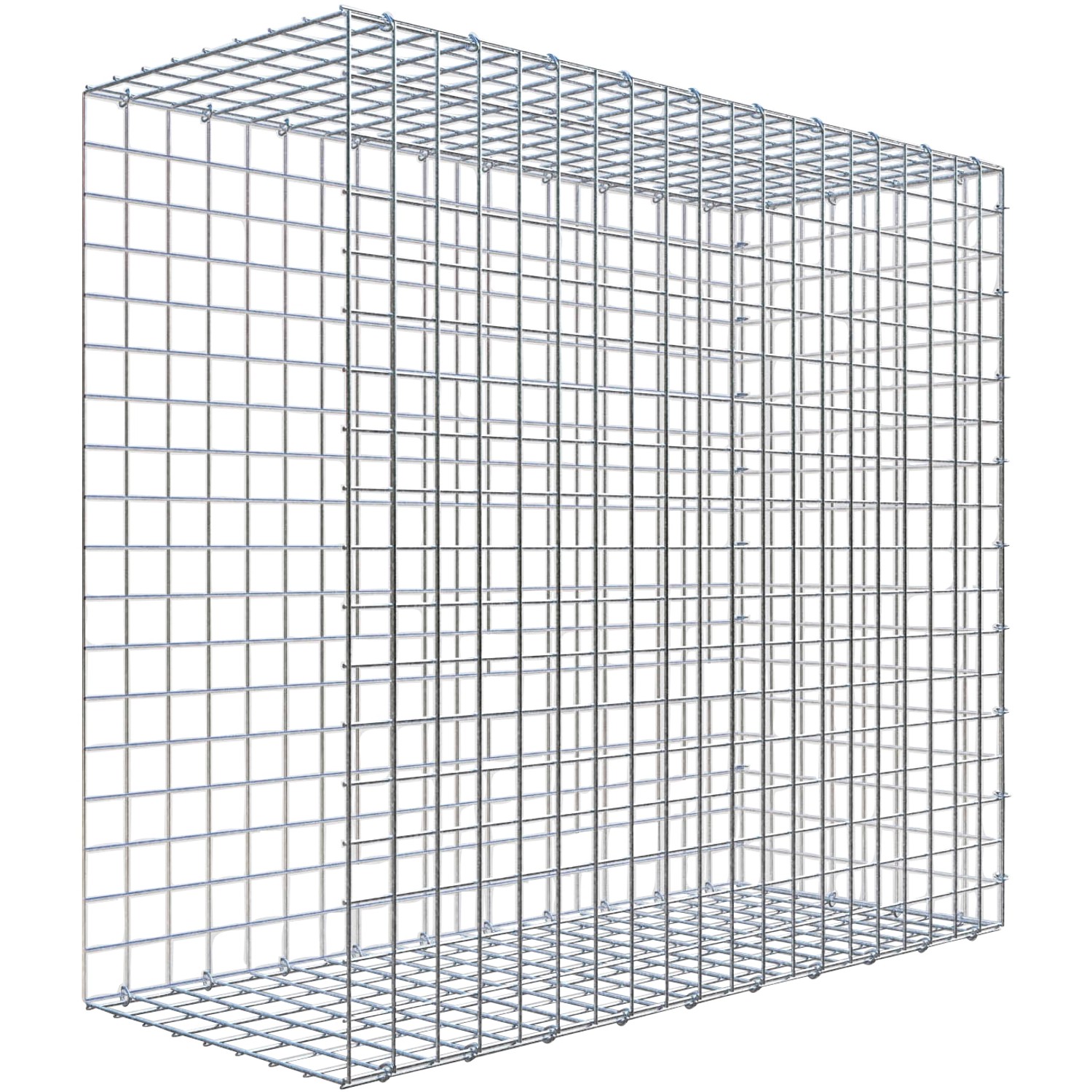 Thumbnail - Gabiona C-Ring-Gabione-Anbaukorb Typ 2 90 x 100 x 40 cm Maschenw 5 x 5 cm