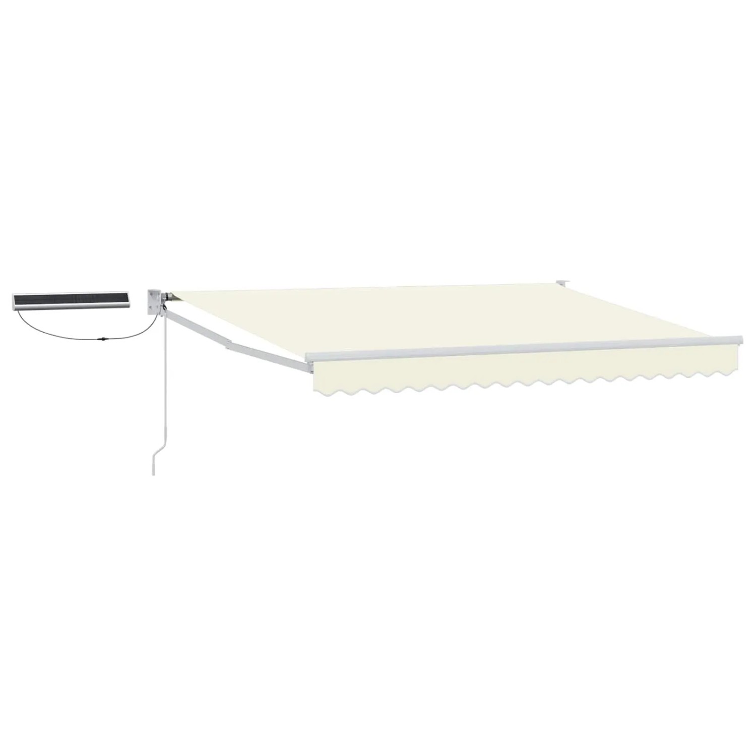 vidaXL Elektrische Ausziehbare Markise Creme 2,5 x 2 m 3419855