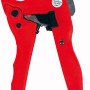 Rothenberger Kunststoffrohrschere Premium, rot, bis Ø 42 mm. Zange zum Schneiden von Kunststoffrohren.