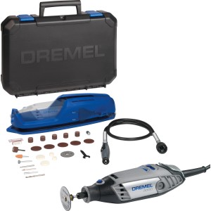 Dremel 3000-1/25 EZ Multifunktionswerkzeug Set mit Zubehör und Koffer.