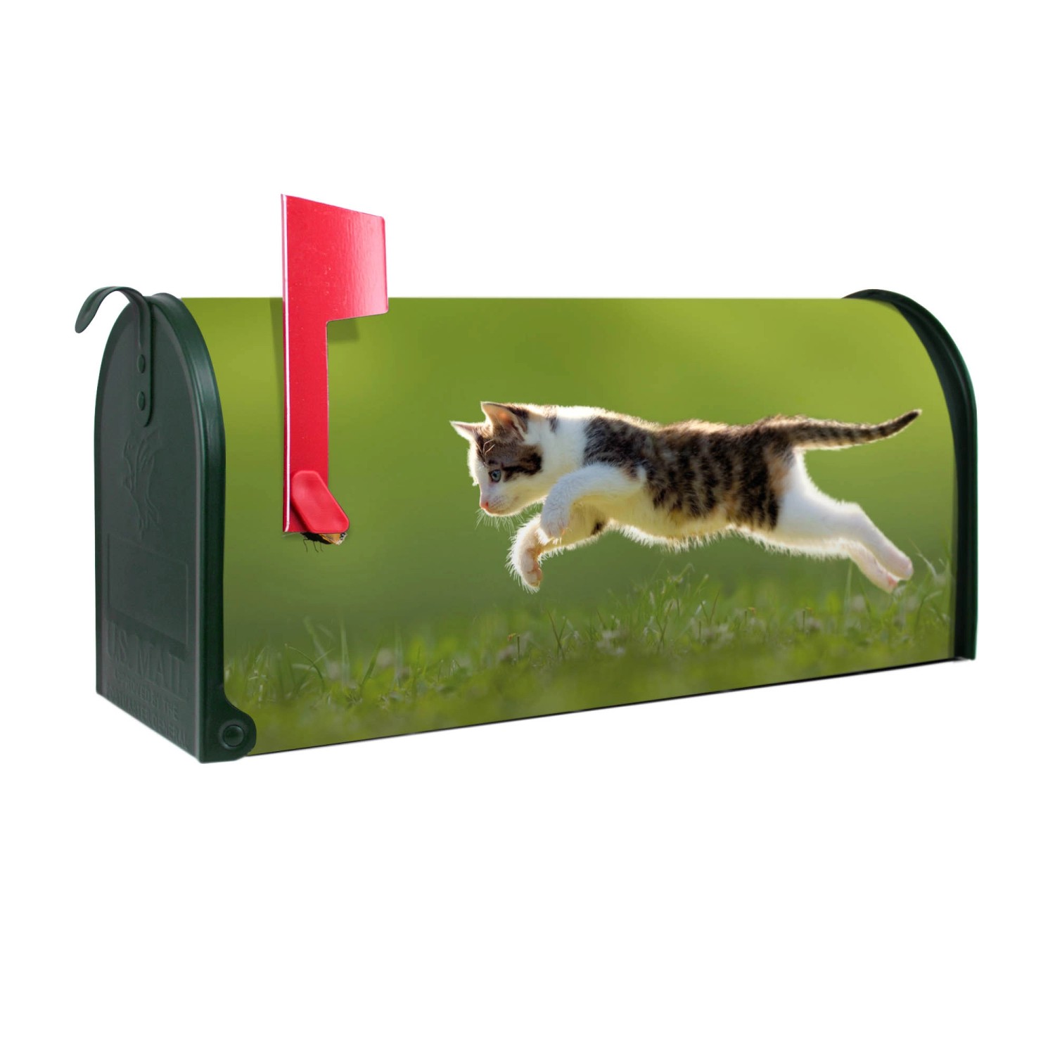 Banjado Amerikanischer Briefkasten Grün 48x22x16cm US Mailbox Letterbox Pos günstig online kaufen