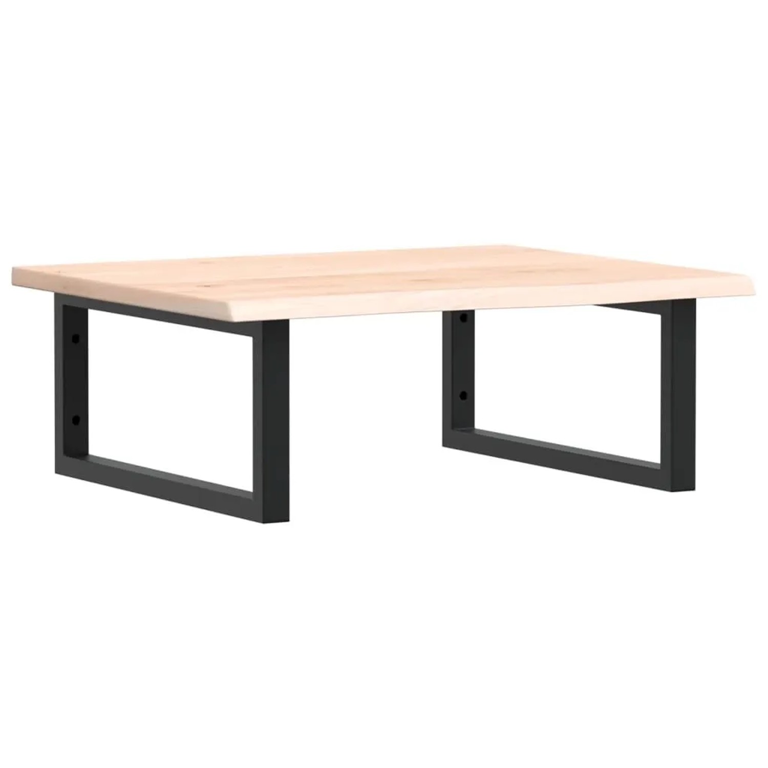 vidaXL Waschtischplatte mit Halterung Stahl und Massivholz Eiche 3302593 günstig online kaufen