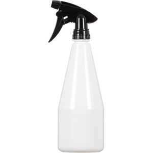 Scheurich Sprayer White, 0,7 l Blumensprüher aus Kunststoff mit schwarzem Sprühkopf.