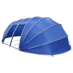 Blaues vidaXL Poolzelt Kuppel, 538x440x204 cm, für Poolabdeckung und Schutz.