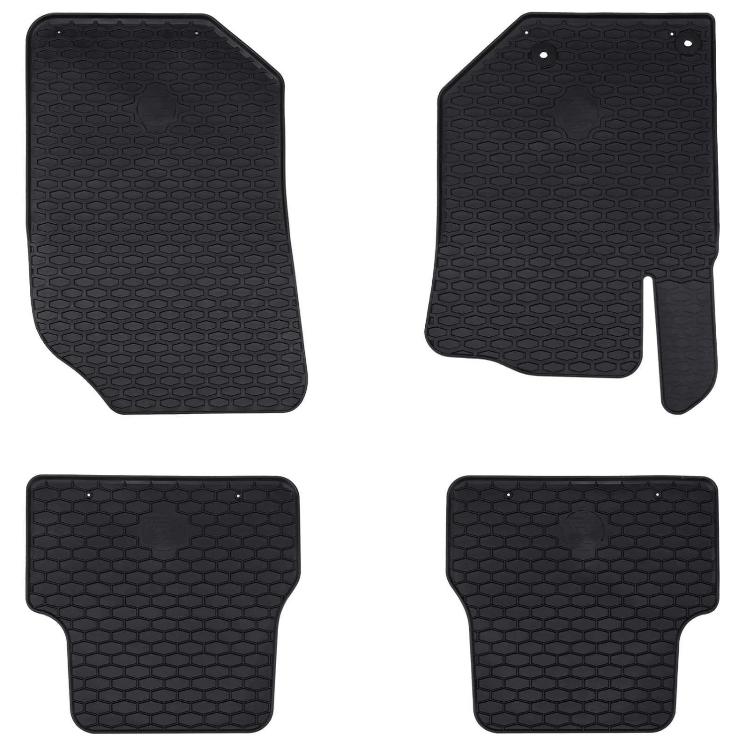 vidaXL Autofußmatte 4-Tlg Schwarz Geeignet für DS3 2019- Gummi 42029134