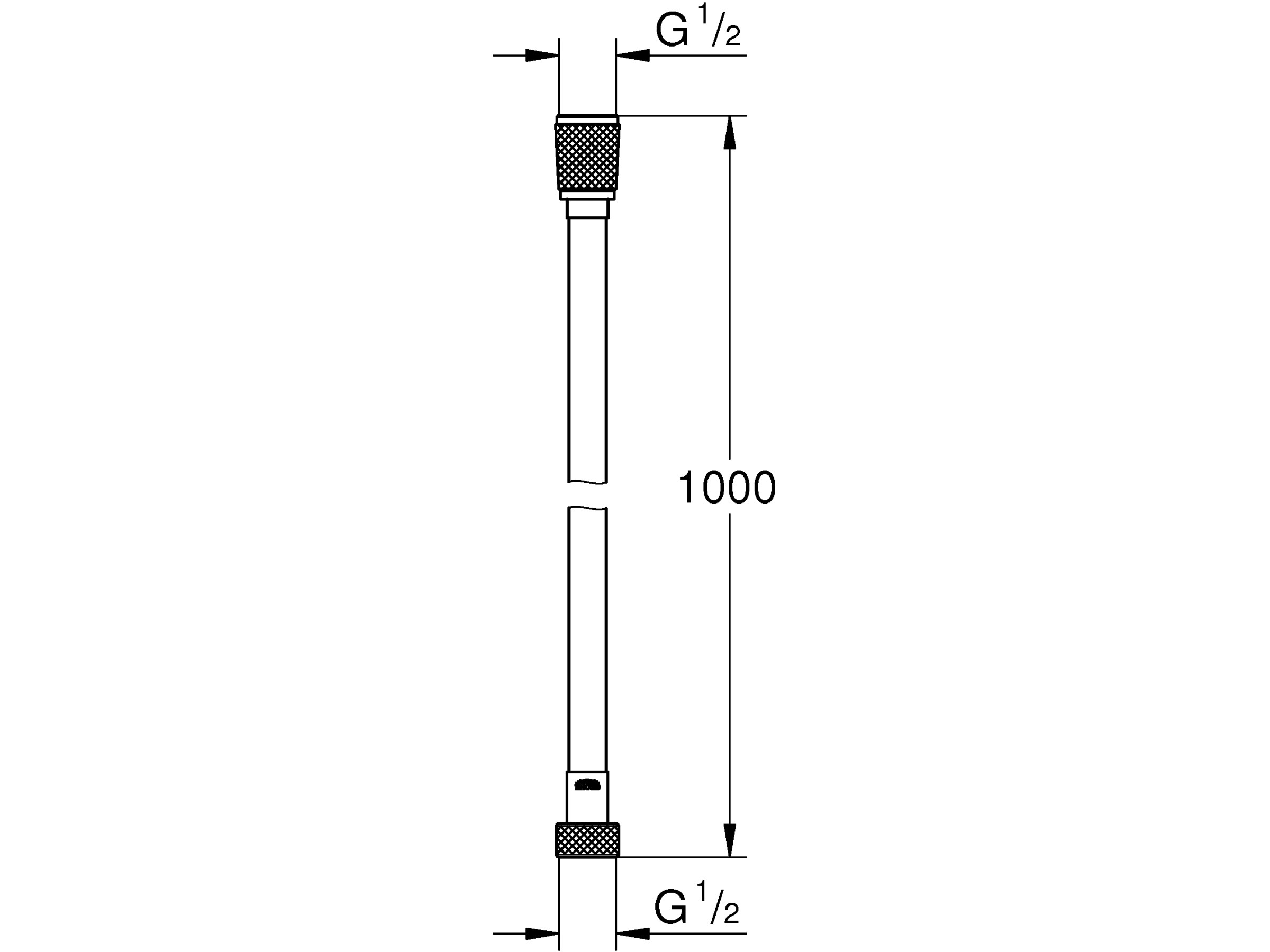 Grohe Brauseschlauch Silverflex Longlife 100 cm Chrom kaufen bei OBI
