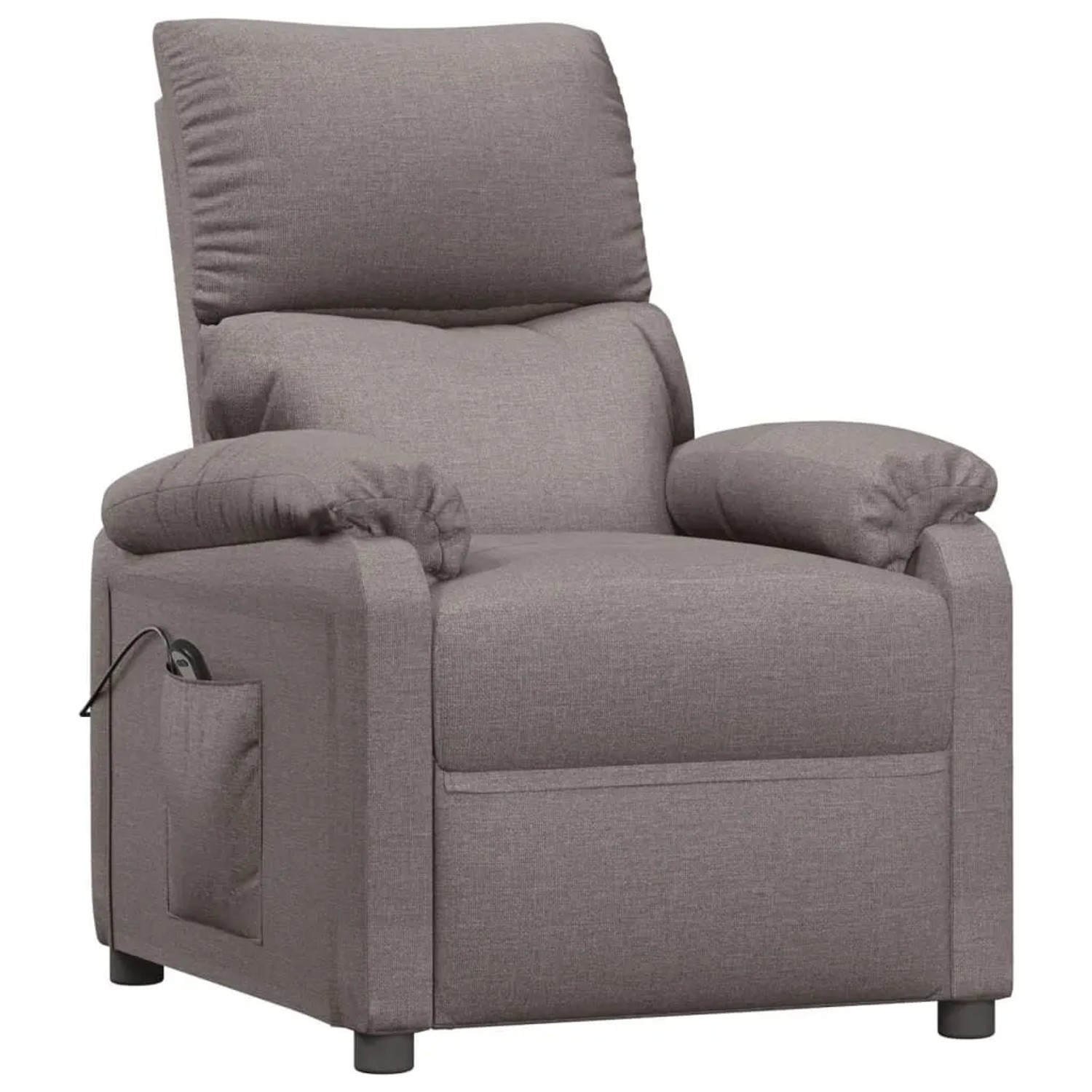 vidaXL Relaxsessel Elektrisch Taupe Stoff 3098432 günstig online kaufen