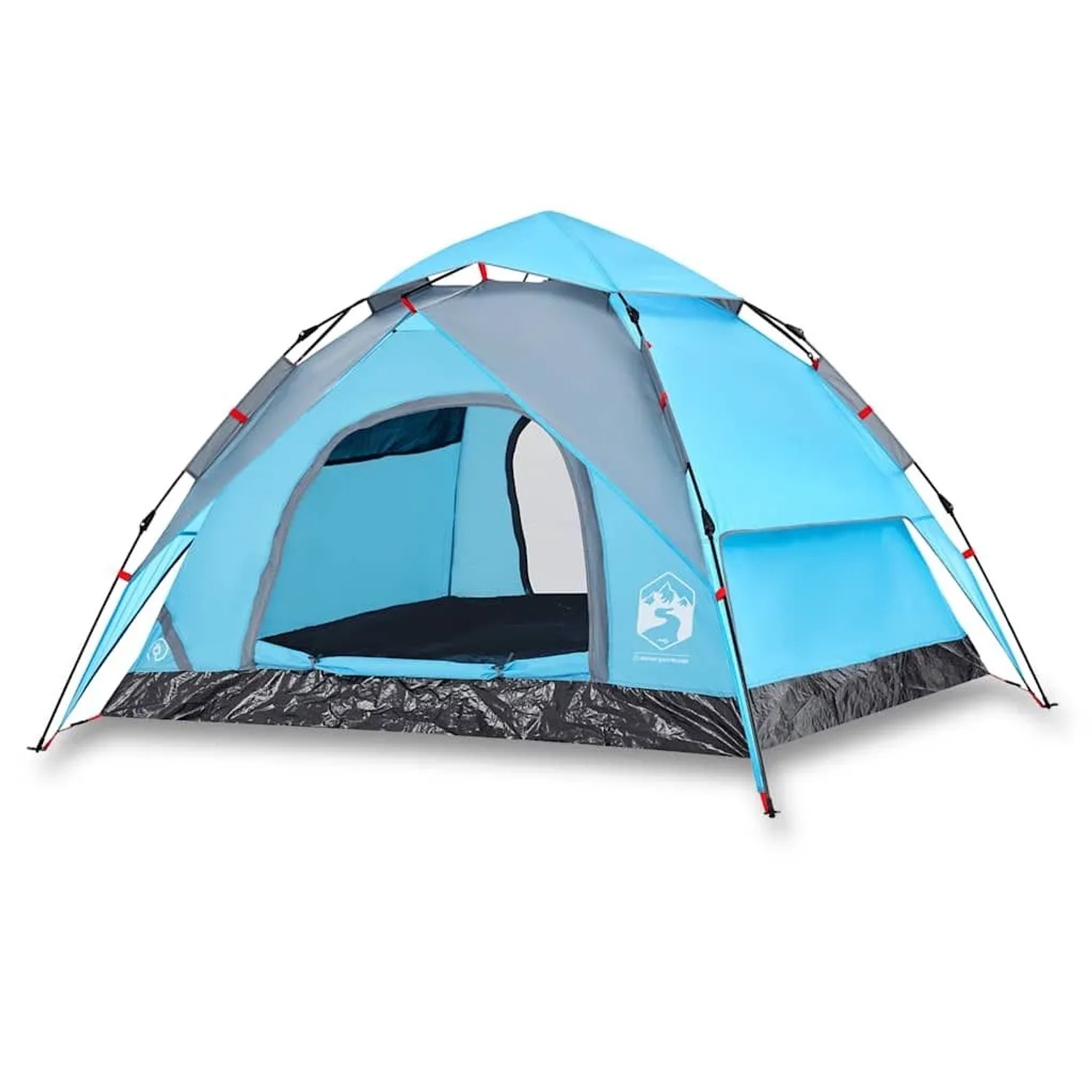 Furnicato Campingzelt Kuppel Blau 230 X 200 X 148 Cm