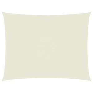 vidaXL Sonnensegel Oxford-Gewebe Rechteckig 2,5x4 m Creme 135207