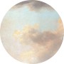 Runde Komar Vlies Fototapete Relic Clouds, Wolken-Motiv, selbstklebend, Ø 125 cm.