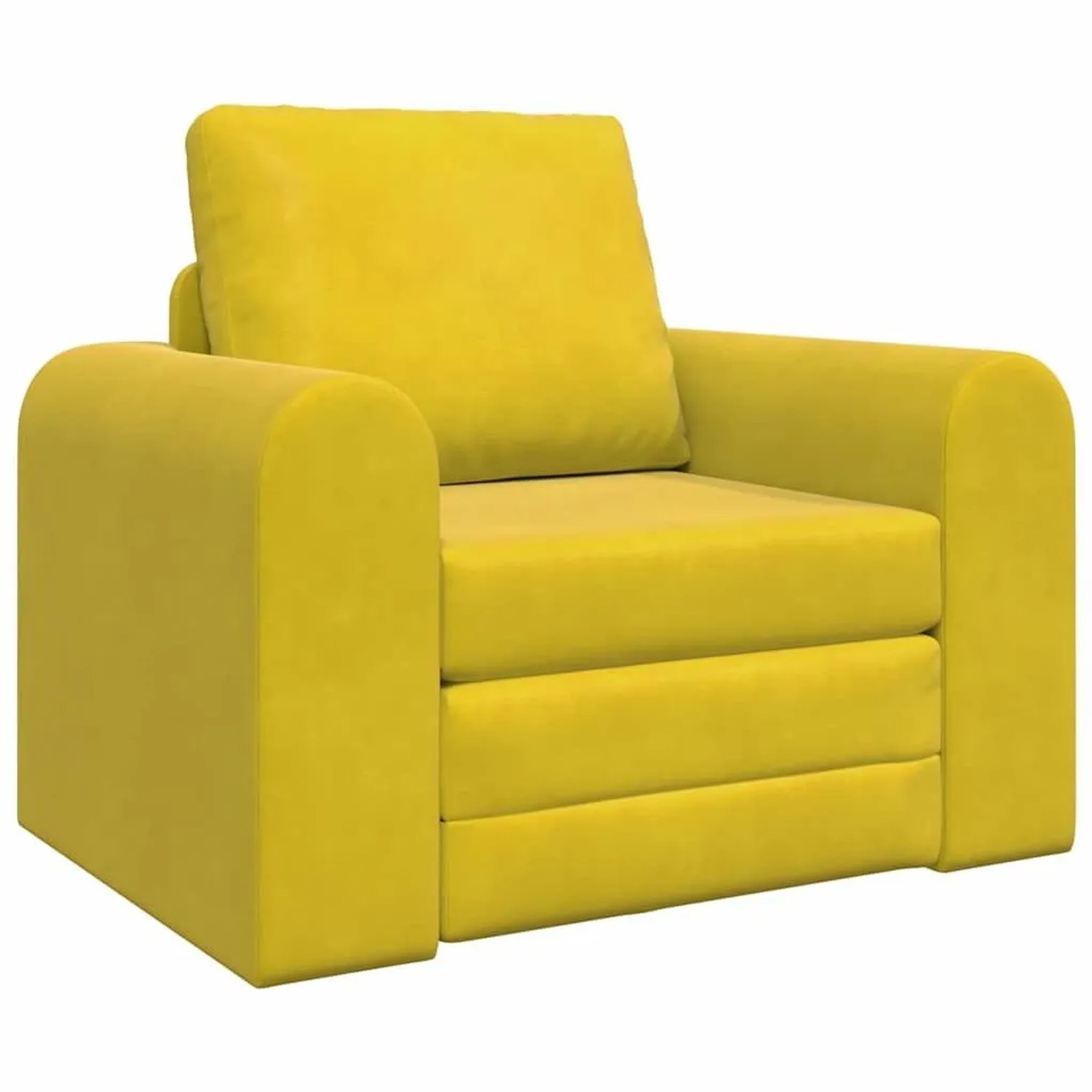 vidaXL Schlafsofa Gelb 98 x 71 x 83 cm Samt 4106671 günstig online kaufen