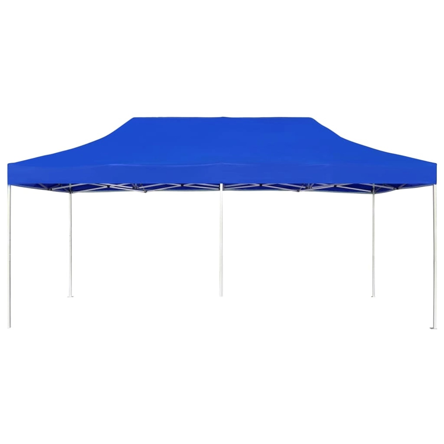 vidaXL Profi-Partyzelt Faltbar Aluminium 6x3 m Blau