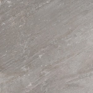 Feinsteinzeug Bodenfliese Olympus Grau, 59,7x59,7 cm, matte Steinoptik für Innen- und Außenbereich.