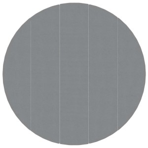 vidaXL Pool-Bodentuch Hellgrau Ø550 cm Polyester Geotextil 94222