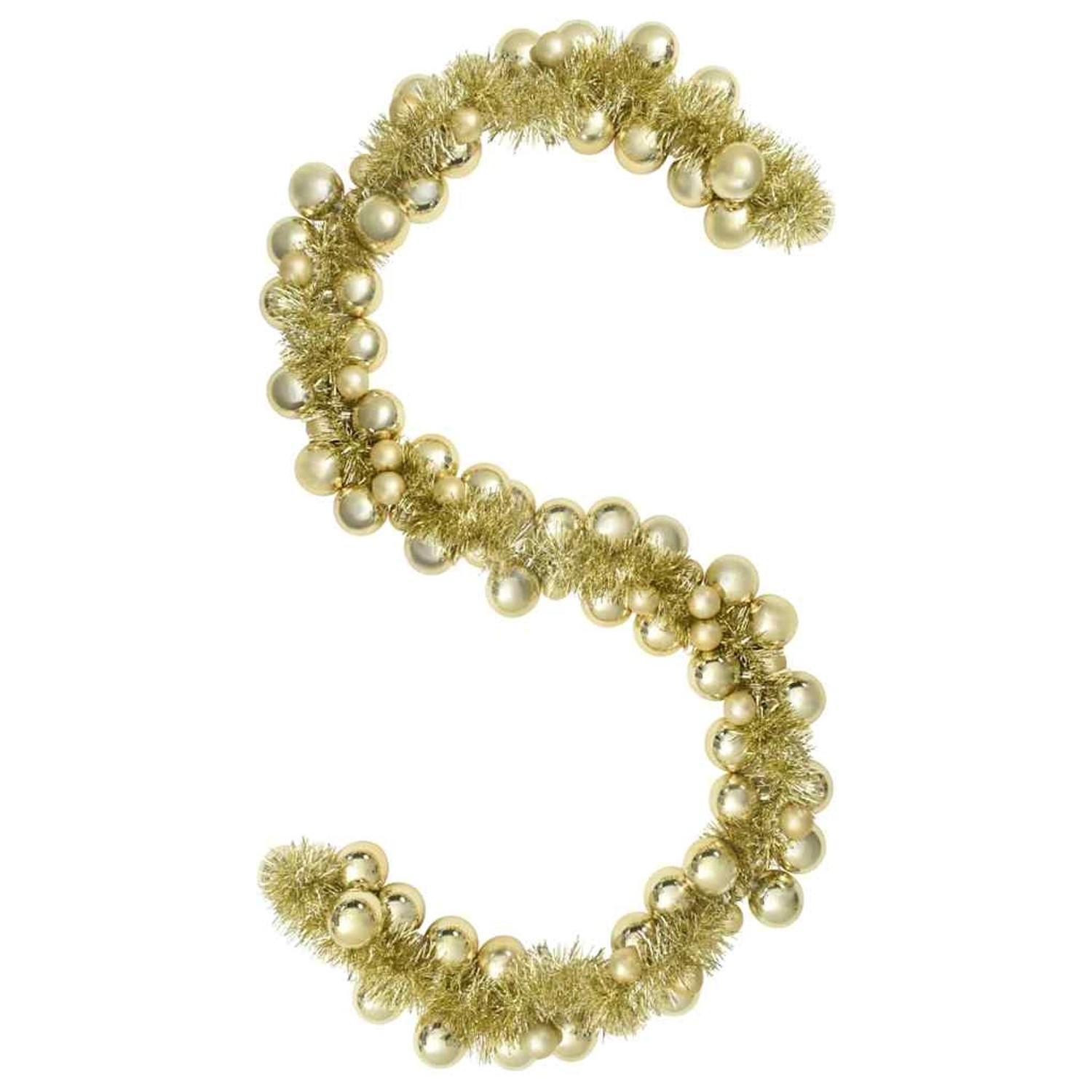 vidaXL Weihnachtskugelgirlande Gold 186 cm Polystyrol 42019692 günstig online kaufen