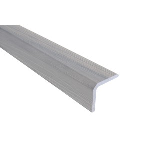 GartenLand WPC Abschlussprofil Advance, Winkelprofil in Pebble-Grey Bicolor, co-extrudiert.