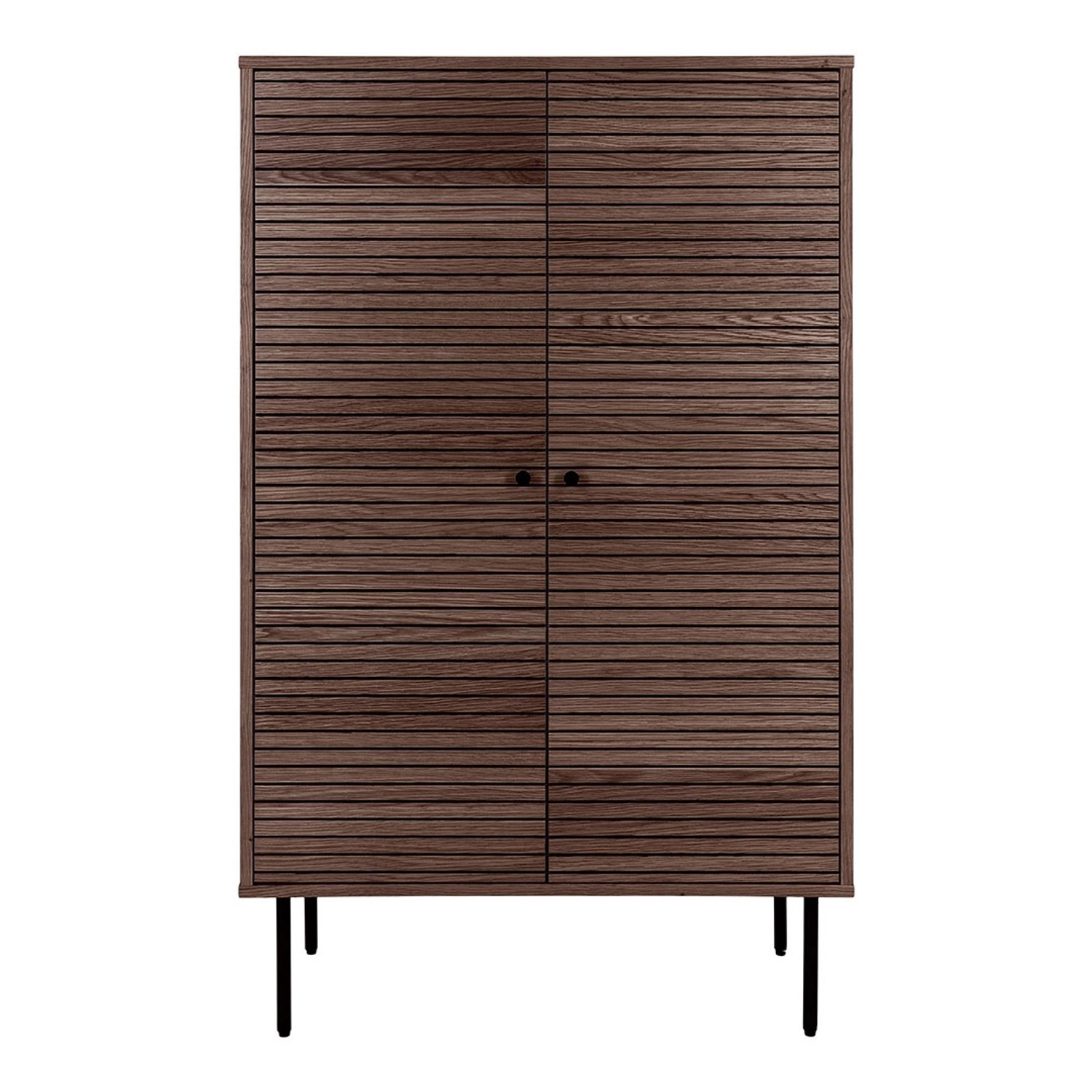 ebuy24 Kyoto Vitrinenschrank 2 Türen Eichenfurnier günstig online kaufen