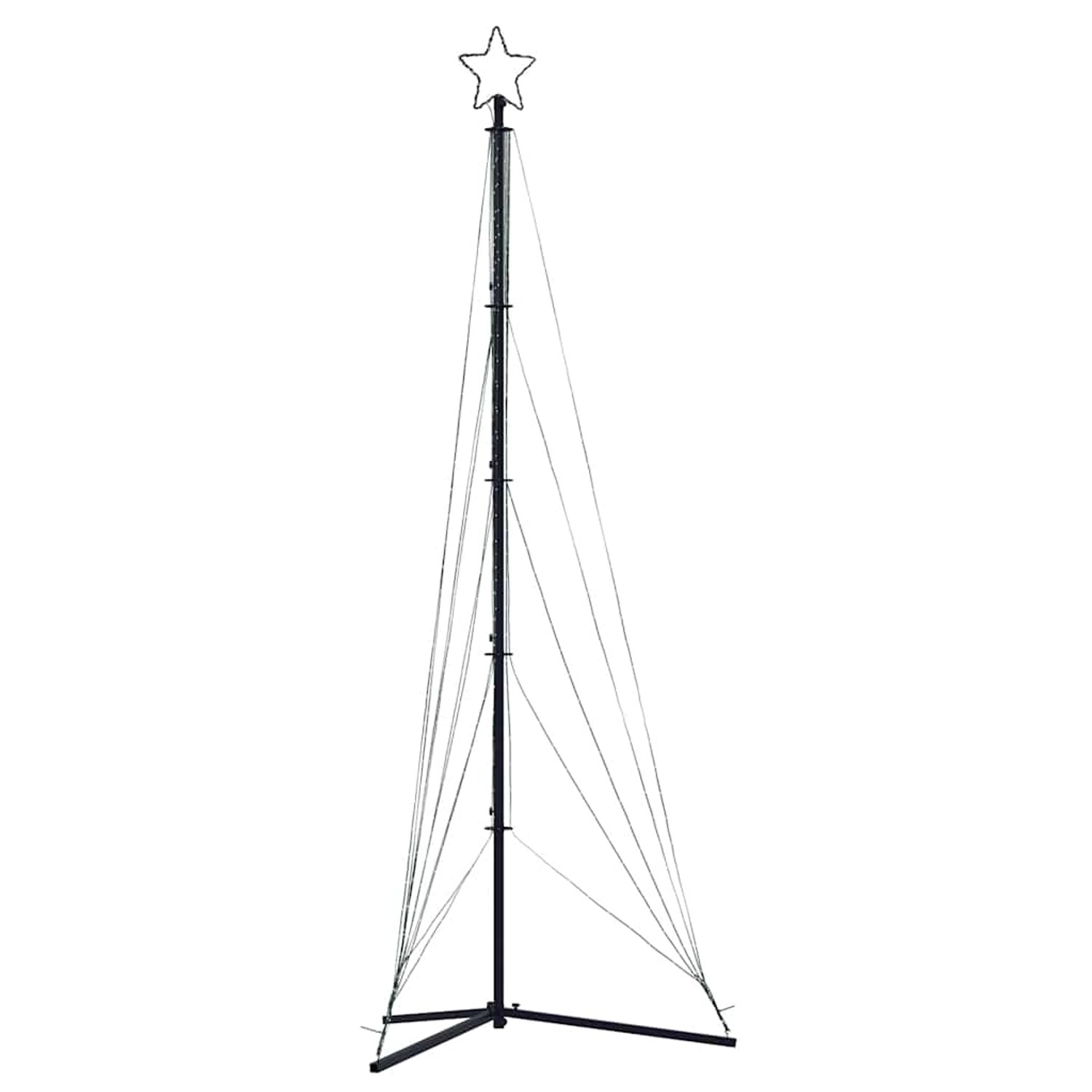 vidaXL LED Weihnachtsbaum 525 LEDs Warmweiß 302 cm 4016416