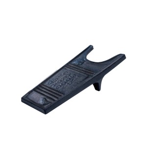 Relaxdays Stiefelknecht Gusseisen Graubraun Ergonomisch 7,5 cm x 29 cm x 12 cm
