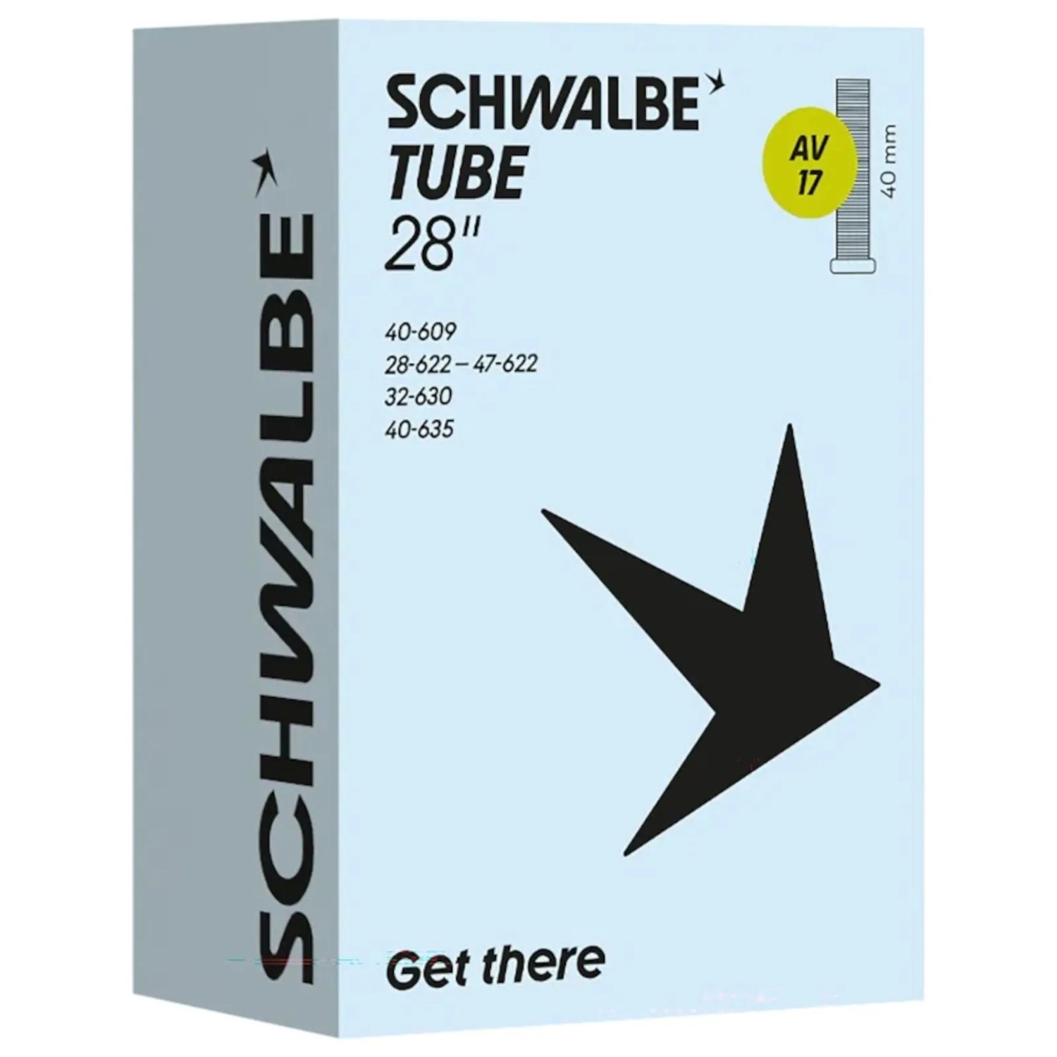 Schwalbe Fahrradschlauch AV 17 27 Zoll28 Zoll