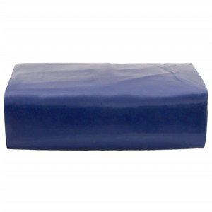Blaue vidaXL Abdeckplane, 4x4 m, aus Canvas mit PVC-Beschichtung.
