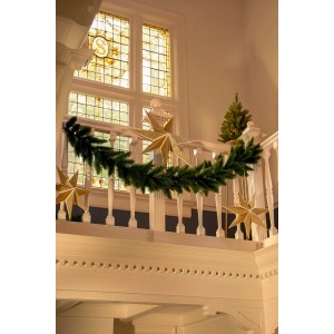 Grüne Triumph Tree Kunst-Girlande Tsuga, 180 cm, für festliche Dekorationen.