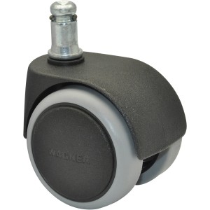 Wagner Drehstuhlrolle RO 4011, Ø 50 mm, für harte Böden. 5er-Set.