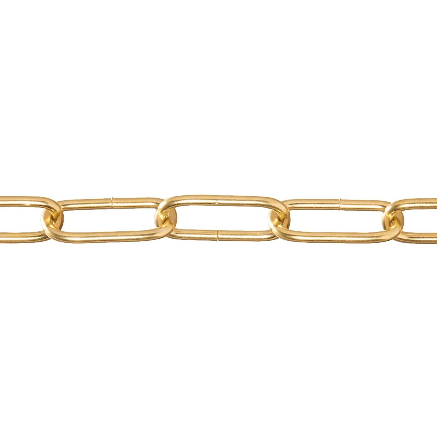 Conacord Ringkette Stahl Ø 4 mm x 38 mm Messing Meterware