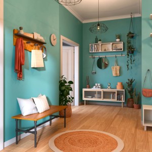 CREATE! by OBI Wandfarbe Lieblingsfarbe Wilma Wasserblau Matt 2,5 l