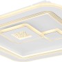 Moderne, dimmbare LED-Deckenleuchte Valeria, weiß, mit Fernbedienung zur Farbtemperatursteuerung.