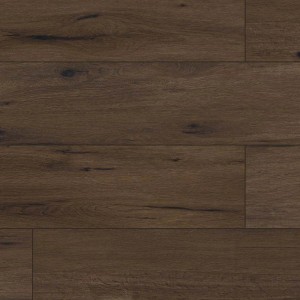 Anaturo Rigid-Vinylboden Mio 55 Click Plus Eiche Matera in dunkler Holzoptik.