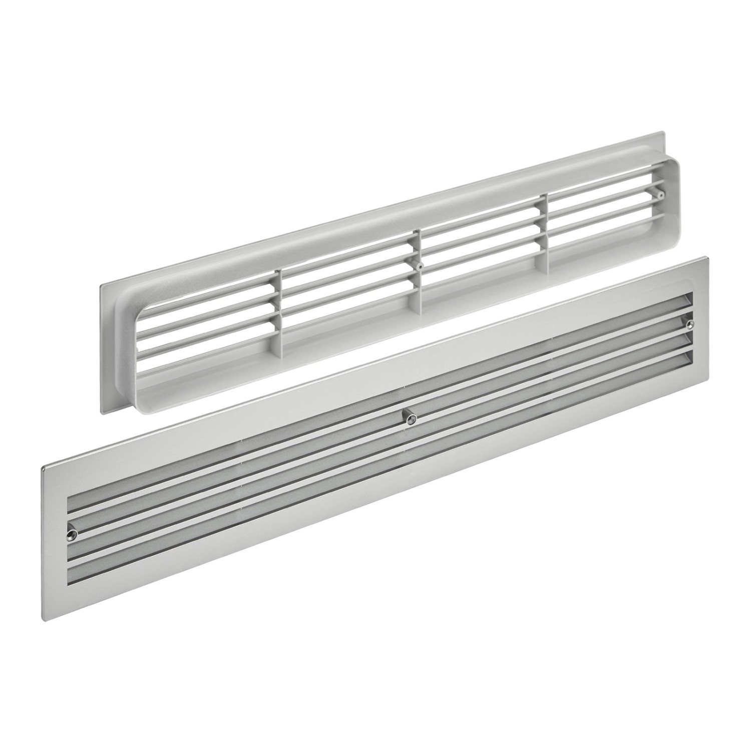 SOTECH 1 Paar Lüftungsgitter BRISE für Türen Schlitzlochung Silber günstig online kaufen