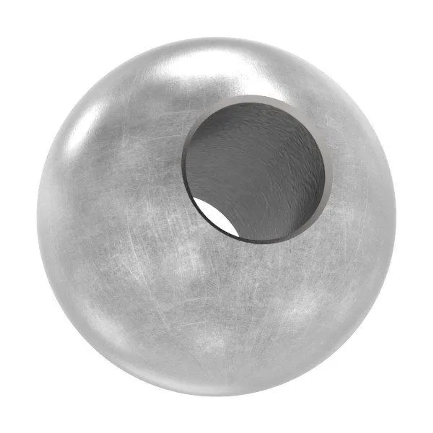 FeNau Annietkugel Ø 10 mm Kopf Ø 4 mm Bohrung Stahl S235JR Roh