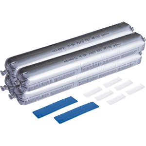 Schulte Flächenkleber Set für Duschrückwände, 4 Folienbeutel à 580g, Zubehör für Duschen.